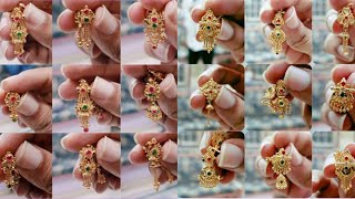 30 gold earrings designs for girls  shop address  Daily Vartha  below 4 grams gold earrings [upl. by Acherman]