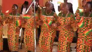 Efata wo  WinnebaYouthchoirGhana extrachoral [upl. by Anovahs]