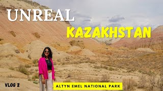 Most UNREAL Place in Kazakhstan  Altyn Emel National Park  Kazakhstan Places to Visit [upl. by Fisk]