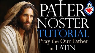 How to Pray the Prayer Jesus Taught Us Our Father  Lords Prayer in Latin  Pater Noster Tutorial [upl. by Pelletier]