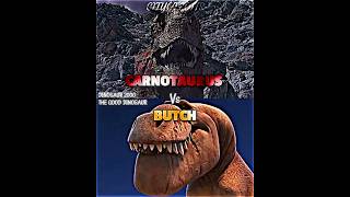 Carnotaurus vs Butch thegooddinosaur dinosaur vsedit vsbattle wisedit wis kaijubattle [upl. by Murtha]