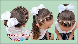 Penteado Fácil para Réveillon e Ano Novo 🌟 Easy Hairstyles for New Year 🌟 Hairstyle for Girls 😍 [upl. by Stanway]