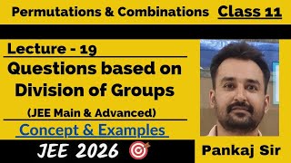 Questions Division into groups Permutations amp CombinationsFutureFoundation3012 iit jee study [upl. by Suaeddaht534]