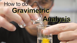 How to do Gravimetric Analysis in Chemistry with calculations and examples [upl. by Ekaterina]