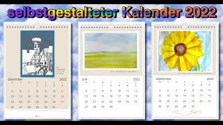 Selbstgestalteter Kalender 2022 von der 5A [upl. by Alton354]