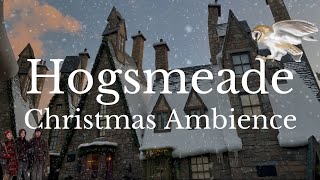 A HOGSMEADE CHRISTMAS  Harry Potter Ambience  ASMR  character dialogue⚡️🎄 [upl. by Blase192]