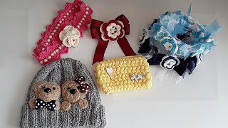 Todo En Crochet Resumen Semanal De Tejidos  gorros  diademas  monederos  broche para el cabello [upl. by Liggett302]