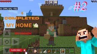 I completed my home  minecraft episode 2  gaming  jishuXgamerz  episode 2 [upl. by Hazel]