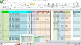 EXCEL PARA EVALUAR POR RESULTADOS DE APRENDIZAJE [upl. by Eejan]