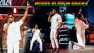 Moses Bliss MindBlowing Performance at Jesus Festival 2024 in Ghana his wife Marie Wiseborn Home [upl. by Arytahs]