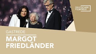 Margot Friedländer spricht beim Deutschen Filmpreis 2024 [upl. by Chatwin]