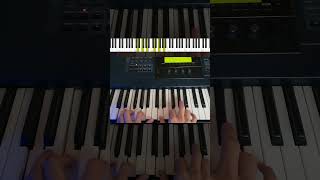 Pronta Entrega  Piano En Menos De Un Minuto music rock cover 80s tutorial pianotutorial [upl. by Jdavie]