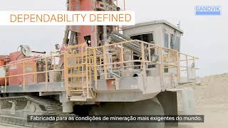 Sandvik DR412i Product Video  Portuguese [upl. by Publias]