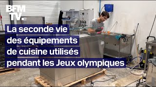 Le matériel de cuisine des Jeux olympiques est reconditionné puis revendu en France [upl. by Jaal]