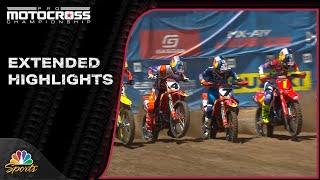 Pro Motocross 2024 EXTENDED HIGHLIGHTS Round 2 Hangtown  6124  Motorsports on NBC [upl. by Joane]