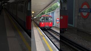 Piccadilly line 1973TS 211 arriving at Oakwood [upl. by Etterraj]