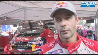 ITW Loeb Rallye France 2011 Avant départ [upl. by Sucramat]