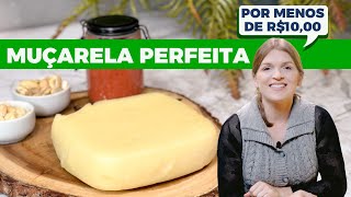 Aprenda a fazer seu Queijo Muçarela Caseiro sem leite por menos de R700 [upl. by Peder561]