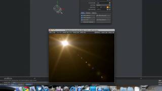 Lightwave 3D  Lens Flare Star Sun  By Lee Andrew With Commentary [upl. by Dibrin]