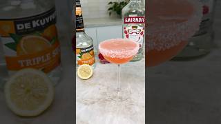 Raspberry lemon drop martini cocktail raspberry vodka drink [upl. by Akinak58]