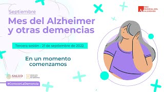 Educación continua INGER  Tercera sesión en el mes del Alzheimer y otras demencias [upl. by Yrehc]