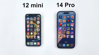 iPhone 14 Pro vs iPhone 12 mini  SPEED TEST [upl. by Kerred]