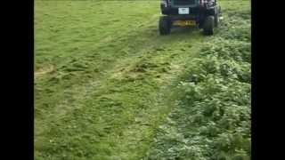 Acacia Groundcare  Ransomes Out Front Rotary Mulching Mower [upl. by Aunson]