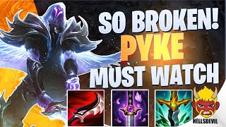 WILD RIFT  PYKE IS SO BROKEN NOW MUST WATCH  Challenger Pyke Gameplay  Guide amp Build [upl. by Christyna22]