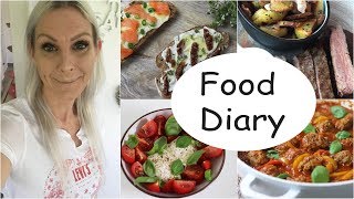 FOOD DIARY 93 I Abnehmen läuft super 💪🏻 Low Carb I Food Haul 🍅🍞 Essen gehen I Sandras Kochblog [upl. by Irtimid]