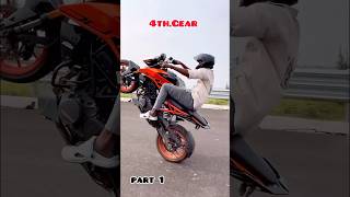 Wheelie task 😱bike stunt videos shortsviral wheeliebike [upl. by Airdnahs]