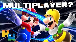 Super Mario Galaxy MULTIPLAYER epic RACE [upl. by Nahtanoy]