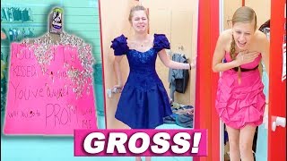 How Alexia got ASKED To Her FIRST Prom and Trying on TERRIBLE Prom Dresses [upl. by Nakre]