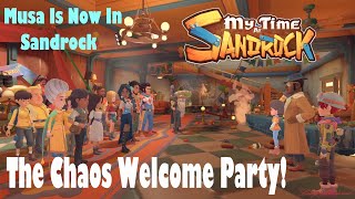 My Time At Sandrock  Musa A New Visitor  The Chaos Welcome Party  78 [upl. by Coffeng]