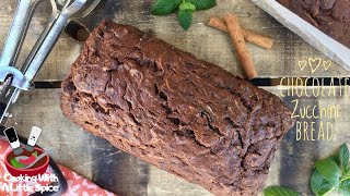 Double Chocolate Chip Zucchini Bread Recipe [upl. by Khalil]