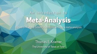 Conducting a MetaAnalysis [upl. by Adyl]