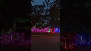 splash island entrance at night [upl. by Chapland]