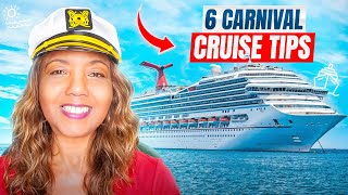 6 CARNIVAL CRUISE TIPS YOU MUST KNOW [upl. by Valtin]