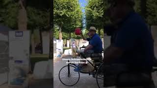 Mit dem Benz Patentmotorwagen Replica im Schlosspark von Schwetzingen unterwegs [upl. by Rehpotsyrhc]