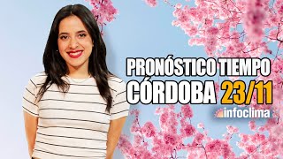 Pronóstico para el 23 de noviembre de 2024 Córdoba  Argentina  Infoclima TV [upl. by Anahsal533]