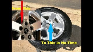 How To OLD SCHOOL WheelRim ReConditioningYOU CAN DO THIS [upl. by Nihs]