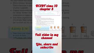 Metals and Nonmetals lesson NCERT chapter 3 class 10 education subscribe chem speedshorts [upl. by Frieder653]