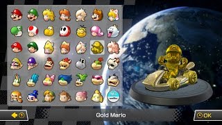 All Characters Karts Wheels and Gliders  Mario Kart 8 Deluxe [upl. by Nagear]