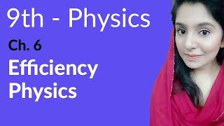 Matric part 1 Physics ch 6 Efficiency Physics  ch 6 Work and Energy  9th Class Physics [upl. by Fisuoy]