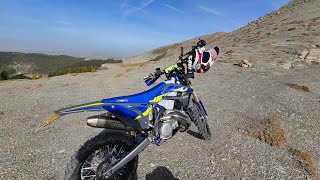 2024 sherco 300 trail ride enduro mountains trailriding [upl. by Ecnaralc441]