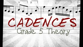 Cadences for Grade 5 Music Theory ABRSM explained  Easy [upl. by Eilasor]