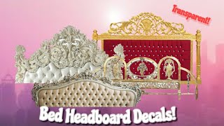 Working Bed Headboard Decalscodes pt16 TRANSPARENT [upl. by Suravat]