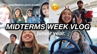 MIDTERMS VLOG semester 1 finals junior year [upl. by Vedetta]