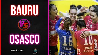 Sesi Bauru x Osasco  SUPER VÔLEI 2020  Melhores Momentos [upl. by Negam]