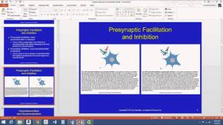 Chapter 3 Part 3 Presynaptic Facilitation and Inhibition [upl. by Benn113]