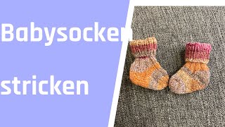 Baby Socken stricken [upl. by Phip177]